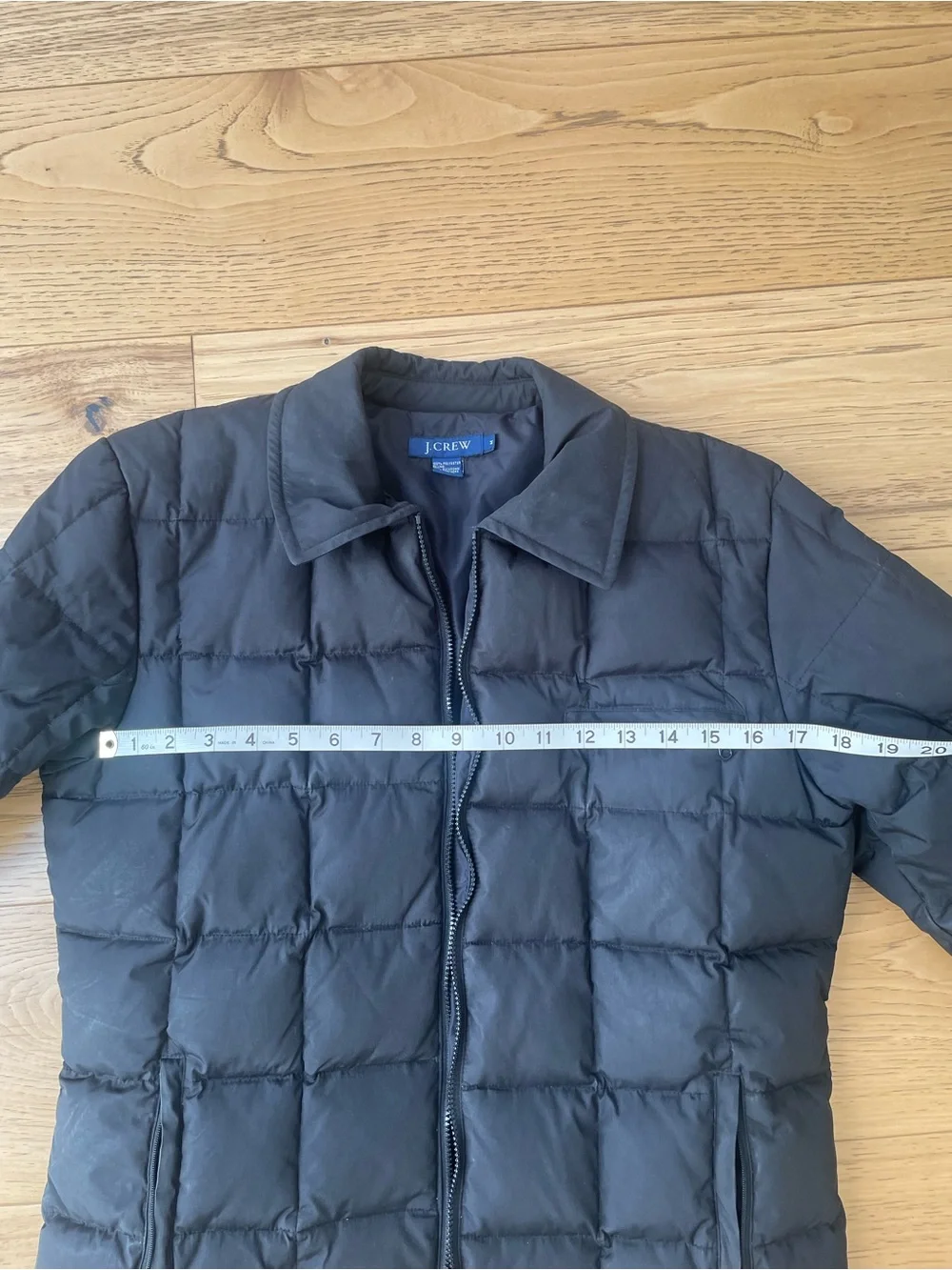 J. Crew Women’s Black Quilted Puffer Jacket